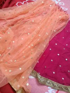 Lehanga With Peplum Frock Choli