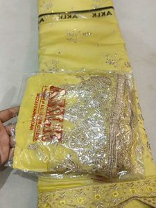 Yellow Dress Material