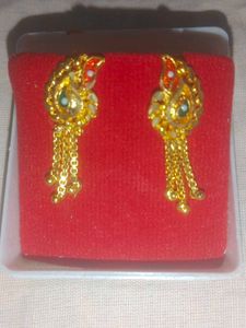 Vintage Gold Dangle Earrings