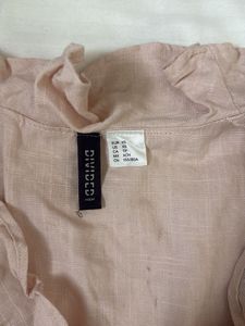 Ruffled tie up Top - H&amp;M