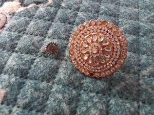 the ring is too beautiful ❤️and tha nose pin wow😍