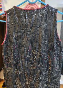 Plein Sud Giants Sequin Tank Top