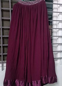 wine Elegant Lehenga Choli