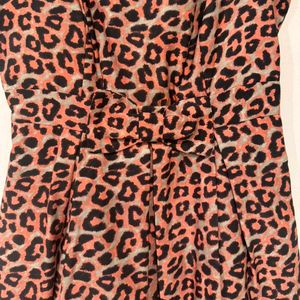Forever 21 Pink Leopard Print Dress