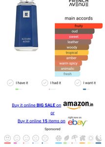 Azzure Oud By French Avenue 8 ML DECANT