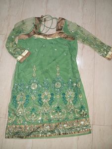 Sale 📢📢Green Salwar Kurti For Girls And Ladies