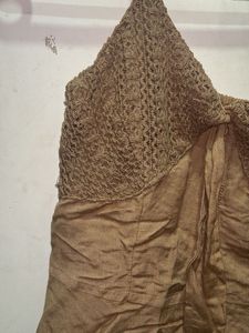 Brown Knit Top