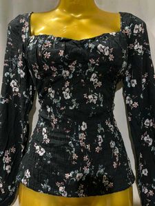 Floral Long Sleeve Top