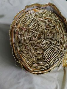 Gold &amp; Pearl Embellishment Trim