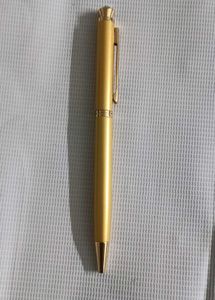 Golden Colour With Gem Ball Pen