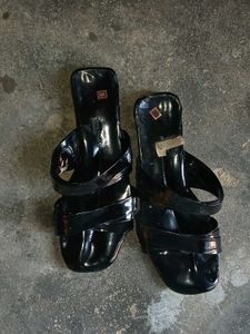 Black FANCY  Slippers