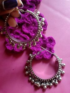 Hoop Jhumka Earrings