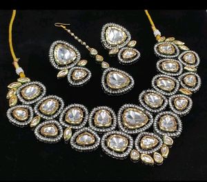 Beautiful Polki Kundan Semi Bridal Necklace