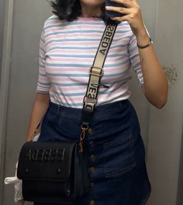 Mini Denim Skirt