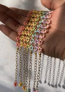 Floral Beaded Bracelet