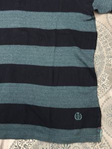 M&amp;S Men’s Striped Polo Shirt