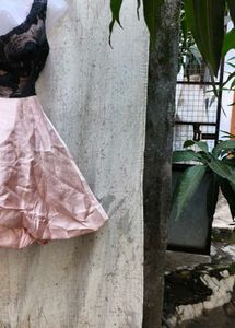 I. Lace &amp; Satin Party Dress