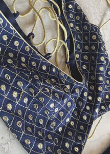 Navy Blue Gorgeous Lehenga Set