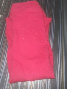 Red Button-Down Top