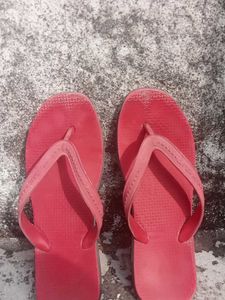 Red Flip-Flops - Casual Comfort