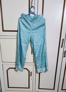 W Festive Delight Sky Blue Shimmer Suit