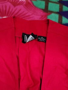 Red Blazer Jacket