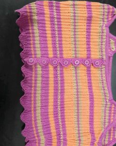 Striped Knit Crop Top