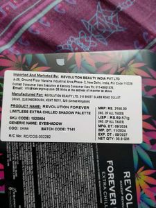 Makeup Revolution Forever Limitless Shadow Palette