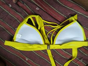 yellow Small Size bikini bra
