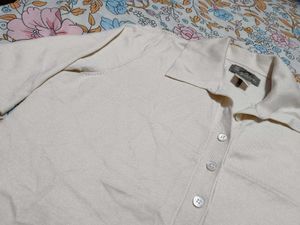 Vintage Cream Polo Shirt