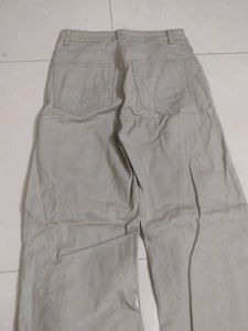 Khaki Straight Fit H&amp;M Jeans For Women