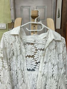 White Laced Shirt