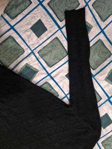 Elegant Black Knit Sweater