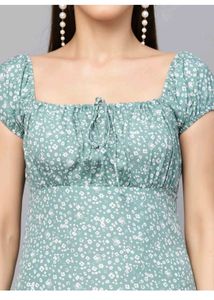 Floral Print Midi Dress