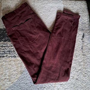 Burgundy Skinny Jeans
