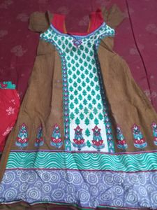 Cotton Striched Dress, Size 30, Its A New