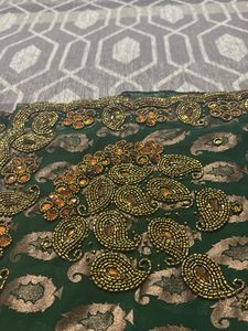 Green Partywear Saree