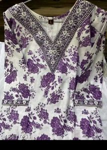 Floral Print Kurta