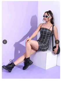Stylish Black Mini Sheath Dress For Womens 🖤