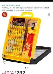 Jackley 32 In 1 Toolkit Unused Professional Set Lo