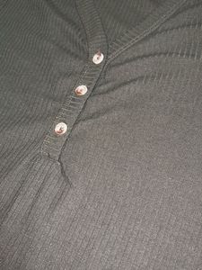 Olive Green Casual Dress