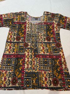 Brand New Multicoloured Short Kurti