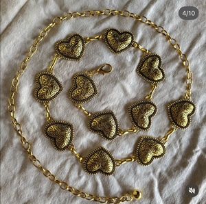 vintage y2k chain wasit belts