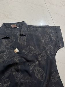 Leaf Print Blouse