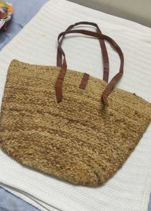 straw Woven Tote Bag