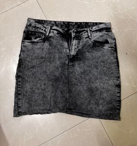 Denim Mini Skirt
