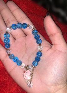 Beaded Bracelet with Charm