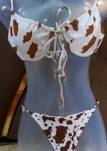 SHEIN Moo-moo 🐄 Prints Cutest Bikini Set 👙