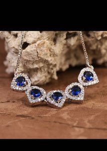 Blue AD Stone Bracelet