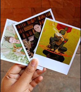 Naruto &amp; Shikamaru Polaroid Photocards